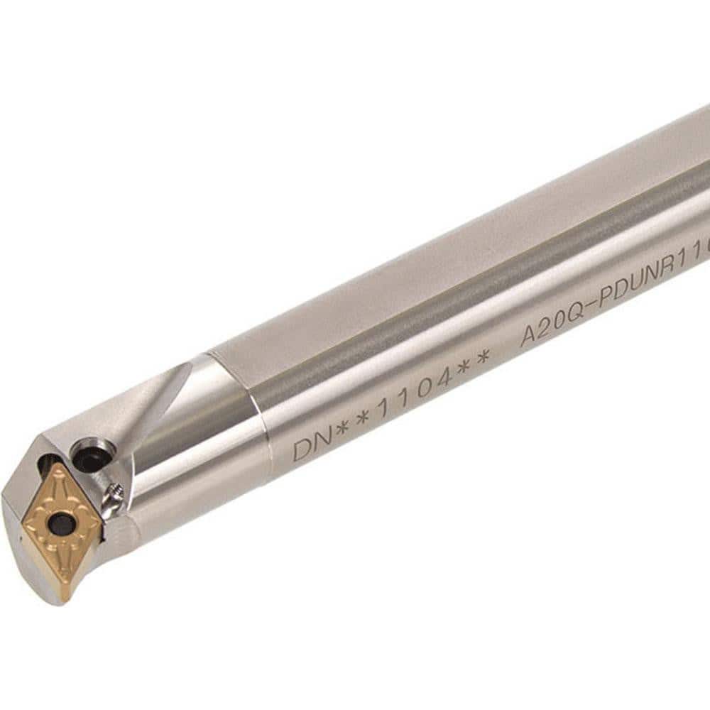 Indexable Boring Bar: A20Q-PDUNL1104-D250, 25.00 mm Min Bore, 20.00 mm Shank Dia, 93.00° N/A Steel 180.0000″ OAL, Lever,