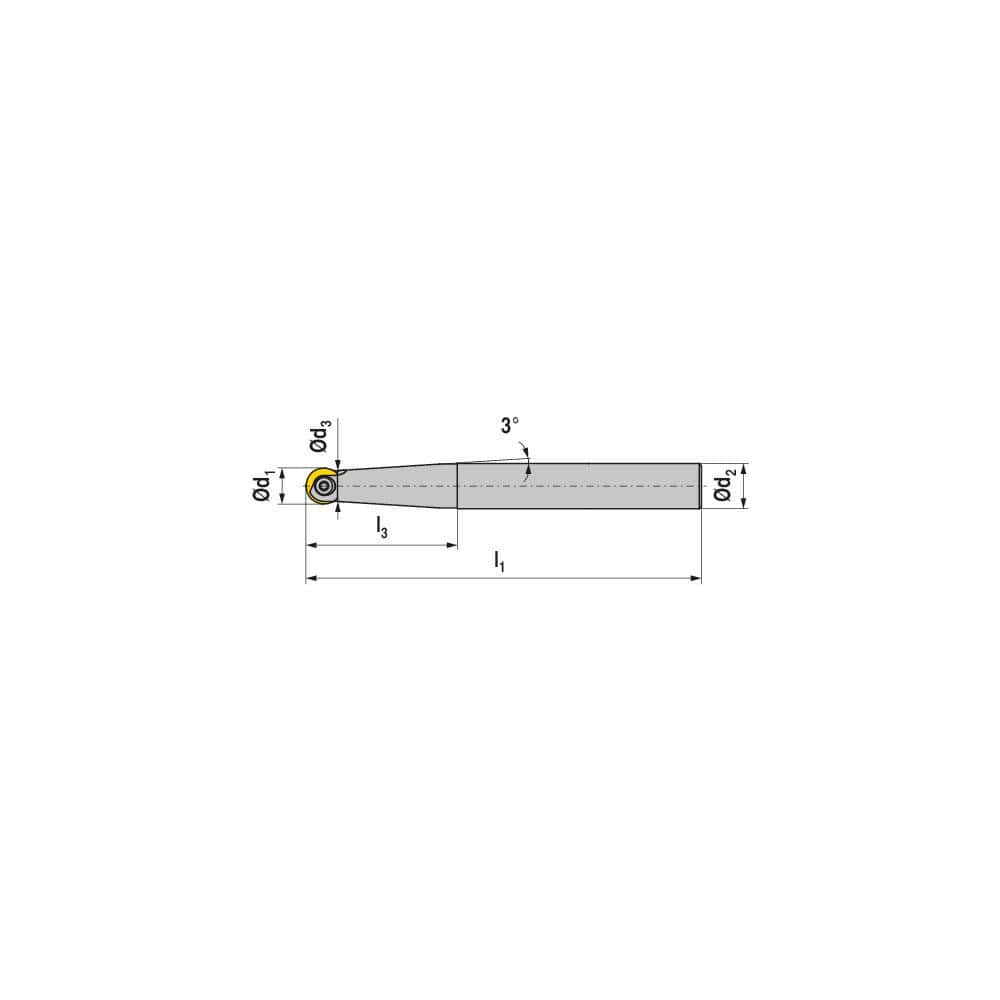 Indexable Ball Nose End Mills; Milling Diameter: 16.00 mm; Maximum Depth Of Cut: 67.00 mm; Shank Diameter: 20.00 mm; Shank Type: Cylindrical; Compatible Insert Style: ROGX; ROHX; Compatible Insert Size Code: RO.X 16..; Toolholder Style: Carbide Shank; Ser