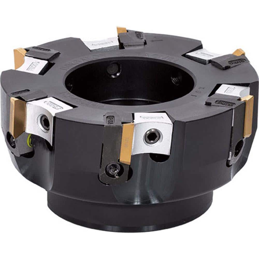 Indexable Square-Shoulder Face Mill: TSP4006RIA, 50.8000″ Arbor Hole Dia, Uses 8, TPKN Inserts, No, Series TSE