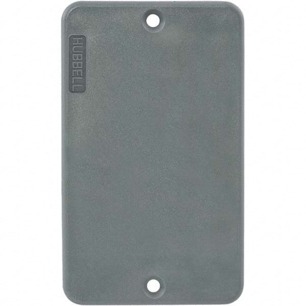 Hubbell Wiring Device-Kellems - Electrical Outlet Box & Switch Box Accessories Accessory Type: Box Cover Material: PBT Resin - Benchmark Tooling