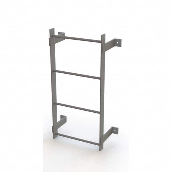 TRI-ARC - Rolling & Wall Mounted Ladders & Platforms Type: Fixed Ladder Style: Safety Cage - Benchmark Tooling