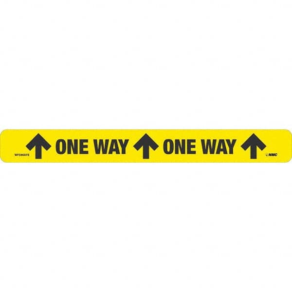 NMC - "One Way" Adhesive-Backed Floor Sign - Benchmark Tooling