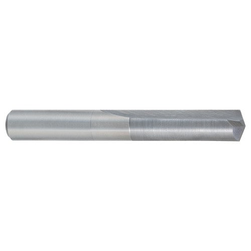 #46 Dia. x #46 Shank × 3/4″ Flute Length × 1-3/4″ OAL, Bright, Solid Carbide Drill