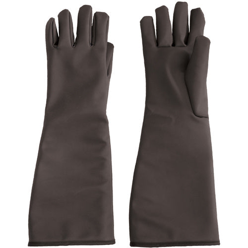 202-1019/L CE Fabric Gloves - Temp-Gard Extreme Temperature Gloves - Elbow Length - Liq-Proof Silicone Fabric - Exact Industrial Supply