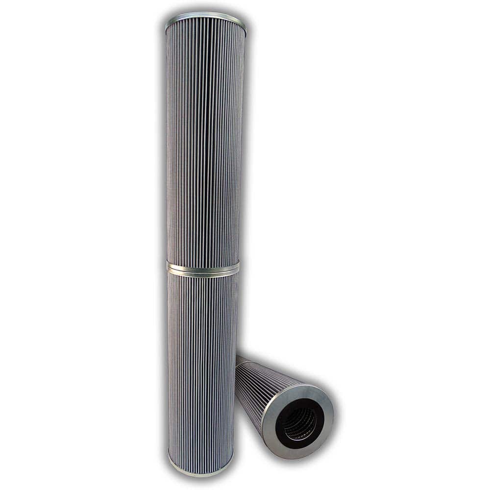 Replacement/Interchange Hydraulic Filter Element: Microglass, 10 µ
