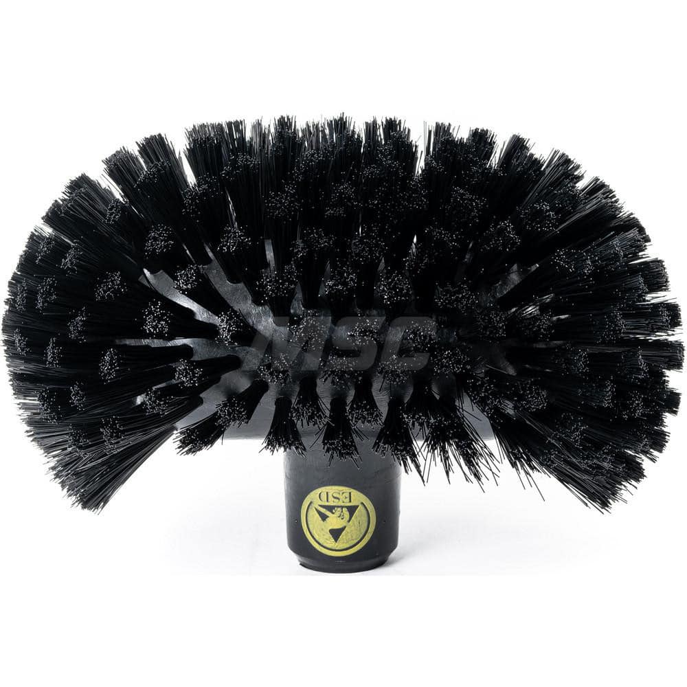 Scrub & Scouring Brushes; Type: Anti Static ESD Tank Brush; Bristle Material: Nylon; Bristle Length (Inch): 1-3/8; Overall Length (Decimal Inch): 7.87000; Head Width (Inch): 4-23/32; Block/Handle Material: Polypropylene; Color: Black; Flagged: No; Bristl