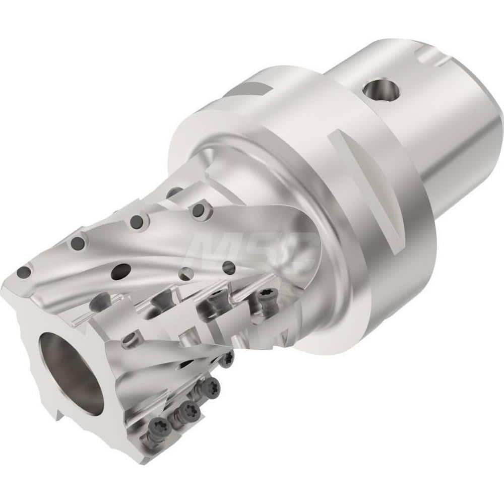 Indexable Square-Shoulder End Mill: C6R217.6905004412.4BAN, 63.0000'' Shank Dia, C6 Modular Connection, Modular Shank Uses 16, Normal Pressure, 80.00 mm OAL