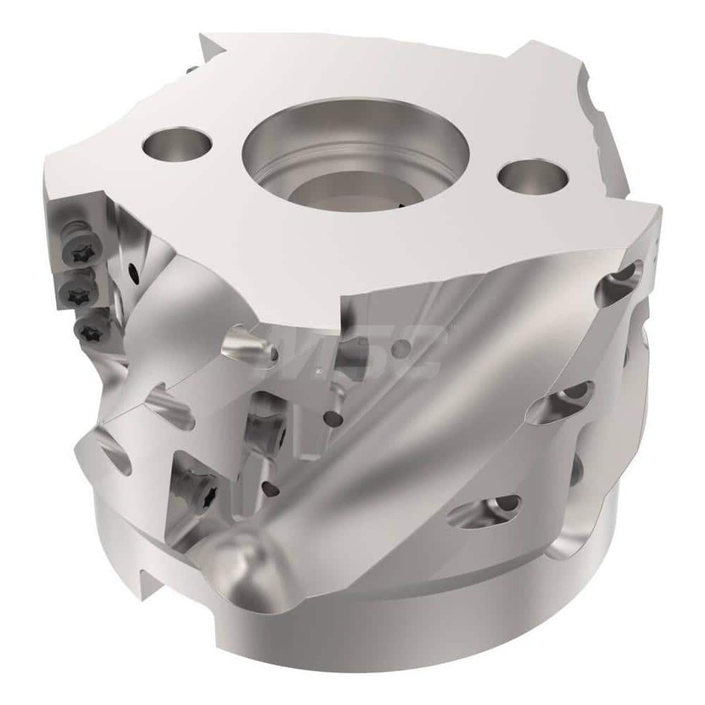 Indexable Square-Shoulder Face Mill: R220.690010004618.5BAN, 40.0000″ Arbor Hole Dia, Uses 15, XOMX1806 & XOEX1806 Inserts, Through Coolant, Series R220.69