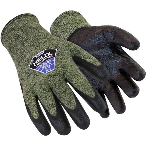 Helix HPPE and Fiberglass Knit with Foam Nitrile Palm Dip Size S