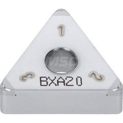 Turning Insert:  3QP-TNGM332HP BXM10,  Polycrystalline Cubic Boron Nitride TiCN Finish,  Neutral,  3/8″ Inscribed Circle,  0.0310″ Corner Radius,  60.0 ° N/A Triangle,  Series  TNGM