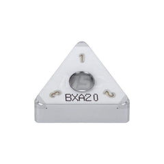 Turning Insert:  3QP-TNGM331HP BXA20,  Polycrystalline Cubic Boron Nitride Coated Finish,  Neutral,  3/8″ Inscribed Circle,  0.0160″ Corner Radius,  60.0 ° N/A Triangle,  Series  TNGM