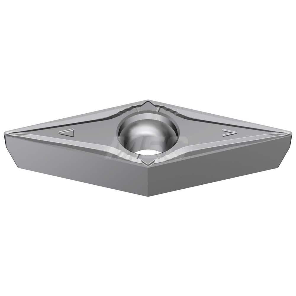 Turning Insert: VBMT221EGU T1500A, Cermet Uncoated Finish, Neutral, 0.4370″ Long, 1/4″ Inscribed Circle, 0.0157″ Corner Radius, 35.0 ° N/A Diamond, Series T1500A
