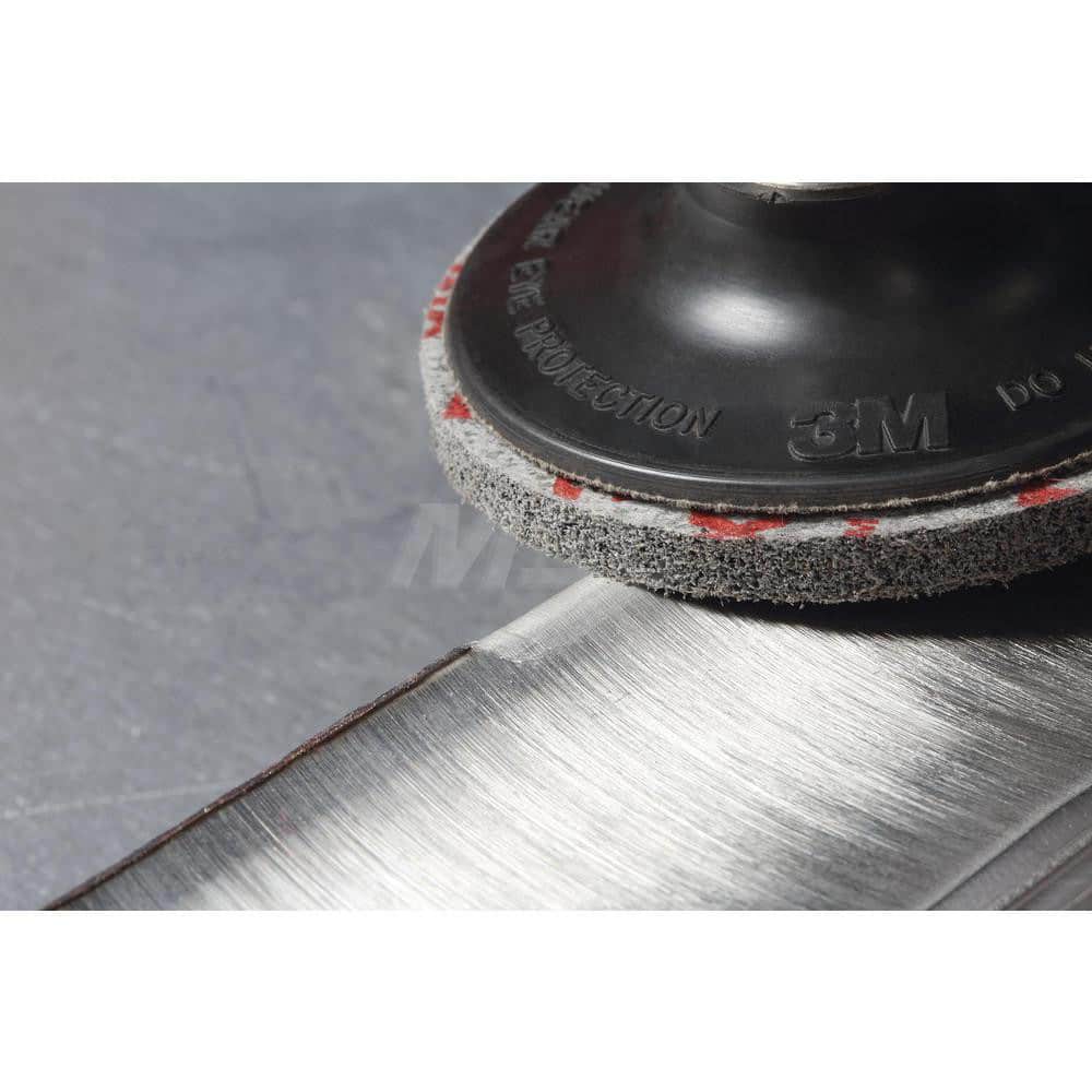Deburring Wheel: 3″ Dia, 1/2″ Face Width, Ceramic Unitized Wheel