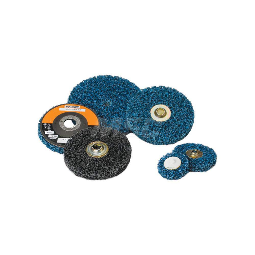 Deburring Wheel: 4-1/2″ Dia, 1″ Face Width, Silicon Carbide Type 27 Wheel