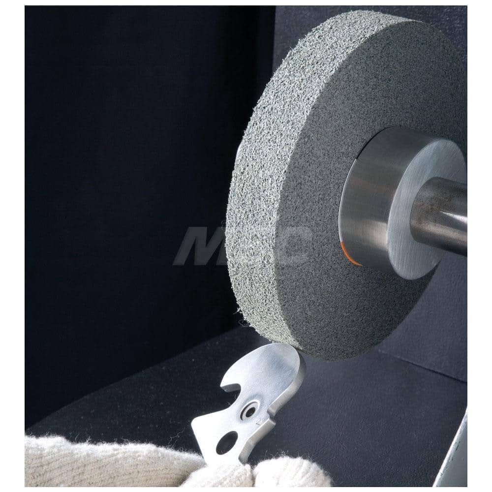 Deburring Wheel: 12″ Dia, 2″ Face Width, Silicon Carbide Convolute Wheel