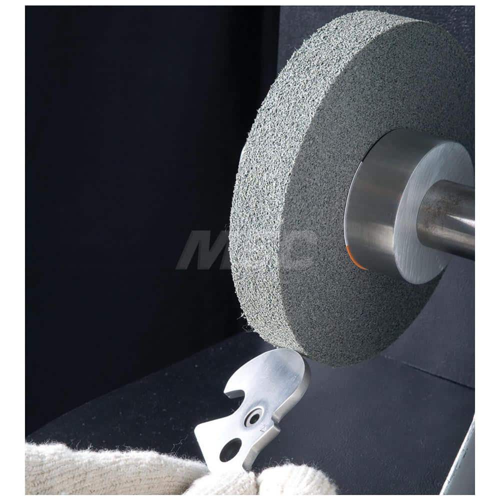 Deburring Wheel: 12″ Dia, 2″ Face Width, Silicon Carbide Convolute Wheel