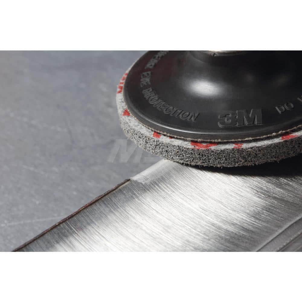 Deburring Wheel: 4-1/2″ Dia, 1/2″ Face Width, Aluminum Oxide Unitized Wheel