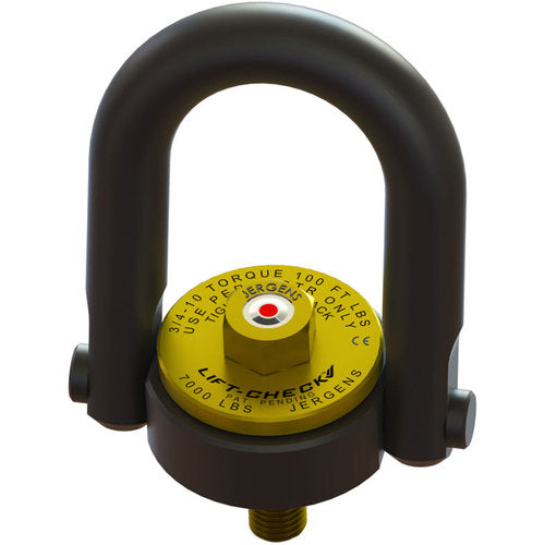 Center-Pull Hoist Ring with Long U-Bar, 8,000 lbs Load Capacity, 7/8″-9 Thread Size