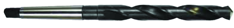 13.6mm Dia. - Cobalt 1MT GP Taper Shank Drill-118° Point-Surface Treated - Benchmark Tooling