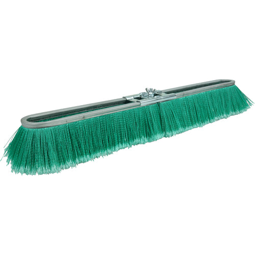 24″ Vortec Pro Fine Sweep Strip Broom, Green Polypropylene Fill - Benchmark Tooling