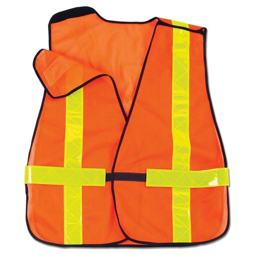 8080BAX Orange Non-Cert X-Back Vest - Benchmark Tooling