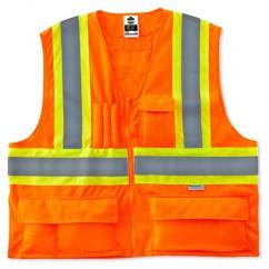8235ZX 2/3XL ORG 2-TONE X-BACK VEST - Benchmark Tooling