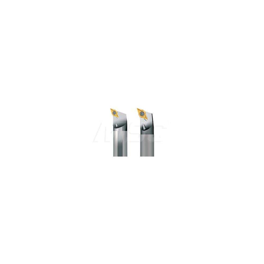 Indexable Boring Bar: A16Q-SDQCL07-R, 22.00 mm Min Bore, 16.00 mm Shank Dia, 107.50° N/A Steel 180.0000″ OAL, Screw,