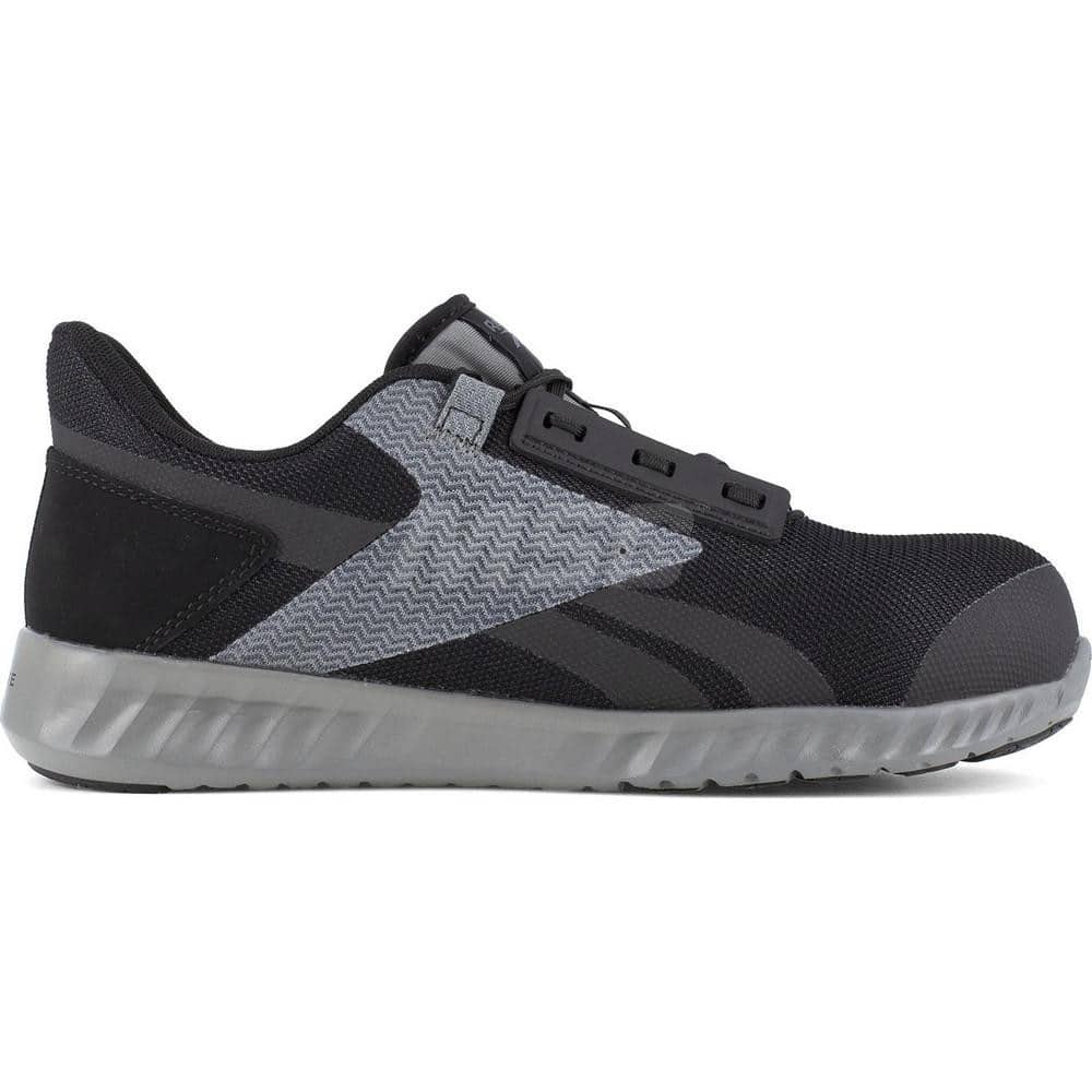 Work Boot: Size 11.5, Mesh, Composite Toe Black, Medium Width