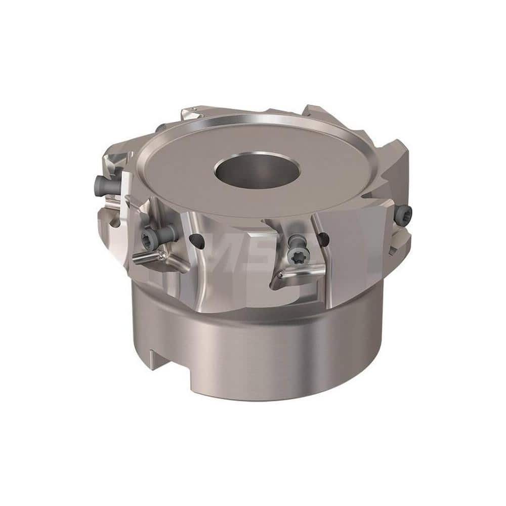 Indexable Square-Shoulder Face Mill: R220.94-0063-12-8A, 27.0000″ Arbor Hole Dia, Uses 8, LOEX1207 Inserts, Through Coolant, Series R220.94