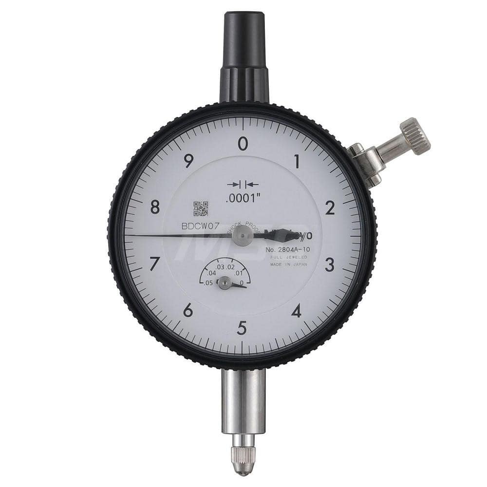 Dial Drop Indicator: 0 to 0.05″ Range, 0-10 Dial Reading, 0.0001″ Graduation 0.01″ per Revolution, Lug Back, ±0.0002″ Accuracy