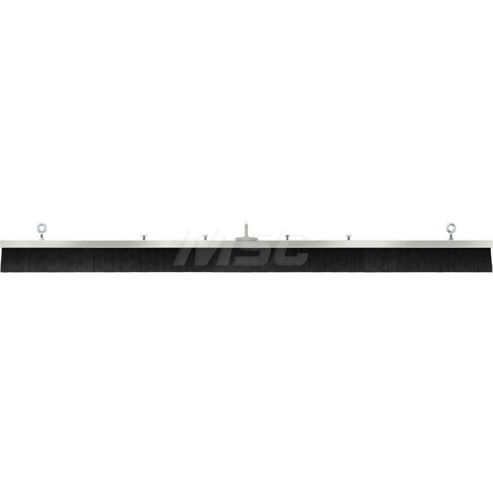Push Broom: 48″ Wide, Polypropylene Bristle 2-1/2″ Bristle Length, Metal Block, Bolt-On Handle Connection