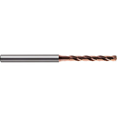 Micro Drill Bit:  140 ° N/A Solid Carbide RH Cut   Spiral Flute,  Cylindrical Shank Shank,  Series  6489