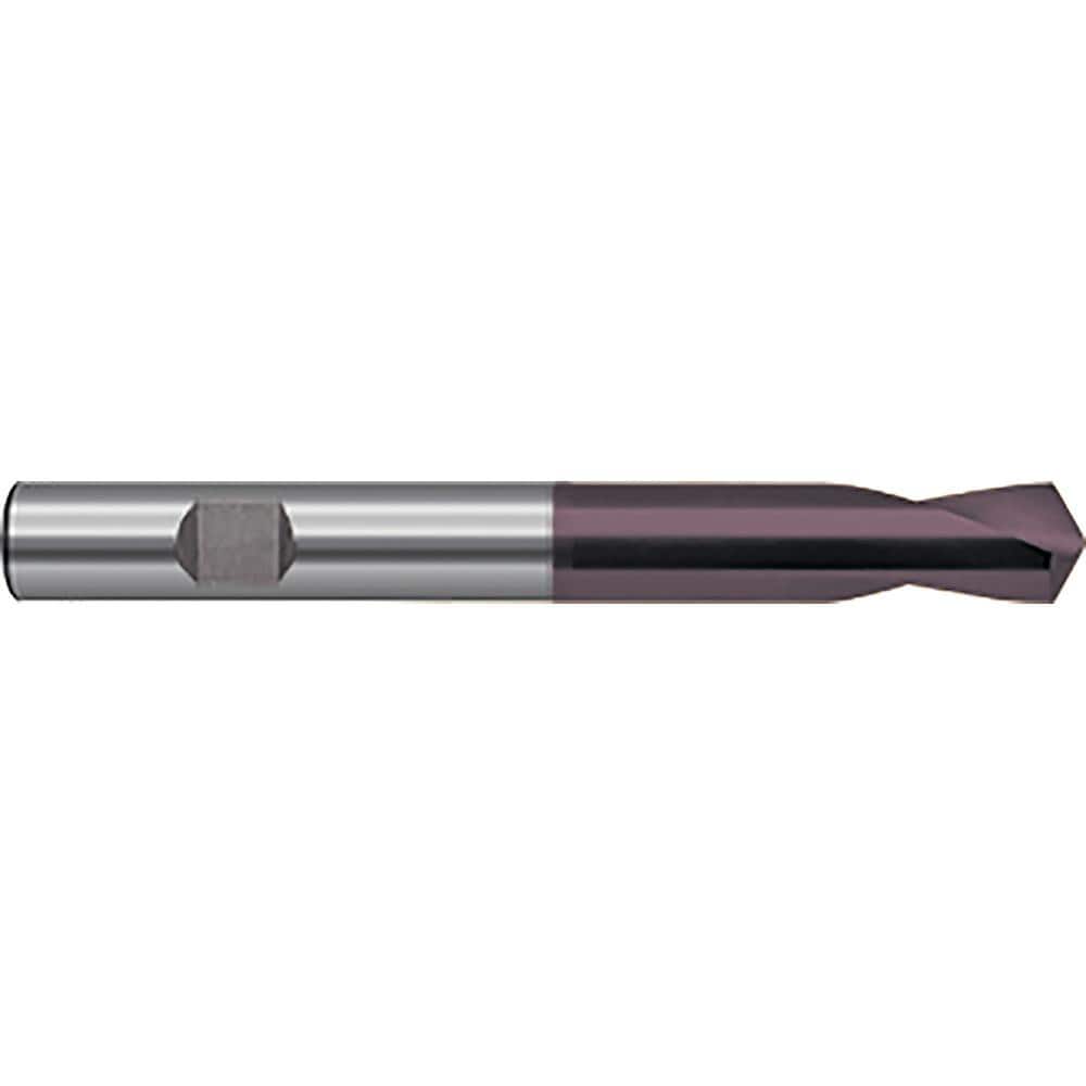 Spotting Drill: 120°, Solid Carbide Nano-FIREX Finish, Right Hand Cut, Series 6028