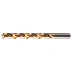 #17 RHS / RHC HSS 118 Degree Radial Point General Purpose Drill - TiN - Benchmark Tooling