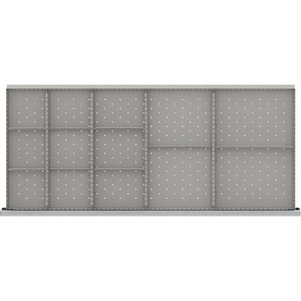 LISTA - 13-Compartment Drawer Divider Layout for 3.15" High Drawers - Benchmark Tooling