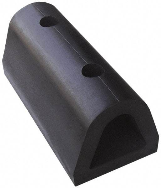 Vestil - 12 Inch Long x 6 Inch Wide x 6 Inch High Extruded Half-Oval Fender Bumper - 12 Inch Long x 6 Inch Wide x 6 Inch High Extruded Half-Oval Fender Bumper - Benchmark Tooling