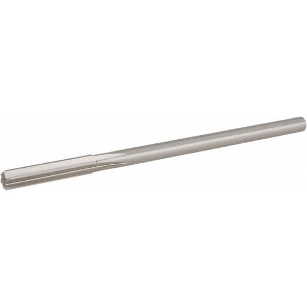 Hertel - 27/64" Cobalt Chucking Reamer - Straight Flute, 0.373" Straight Shank, 1-3/4" Flute Length, 7" OAL - Benchmark Tooling