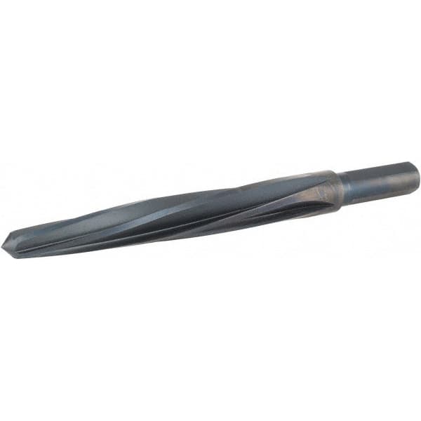 Hertel - 1/2" Reamer Diam, 1/2" Straight Shank with Flats, Bridge Reamer - Benchmark Tooling