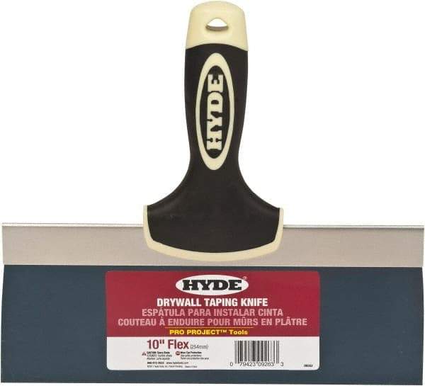 Hyde Tools - 10" Wide Flexible Blade Steel Joint Knife - Flexible - Benchmark Tooling