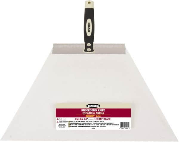 Hyde Tools - 24" Wide Flexible Blade Aluminum Joint Knife - Flexible - Benchmark Tooling