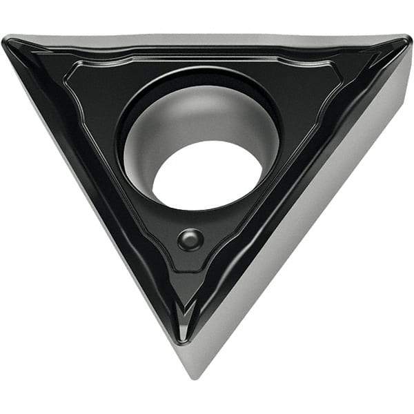 Walter - TCMT FM4 Grade WSM10S Turning Insert - TiAlN+Al2O3+(Al) Finish, 60° Triangle, 9.53mm Inscr Circle, 3.97mm Thick, 0.8mm Corner Radius - Benchmark Tooling
