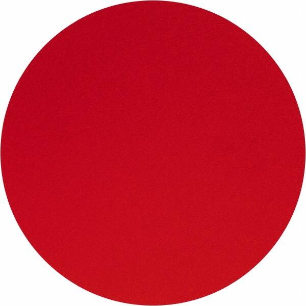 Norton - 12" Diam, 120 Grit Ceramic Adhesive PSA Disc - Medium Grade, Orange, Y Weighted Backing, Flexible - Benchmark Tooling