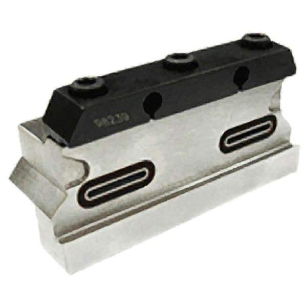 Iscar - Tool Block Style TGTBU, 1.26" Blade Height, 3.937" OAL, 2.03"& OAH, Indexable Cutoff Blade Tool Block - 3/4" Shank Height, 0.787" Shank Width, Through Coolant, Series JetHPLine - Benchmark Tooling