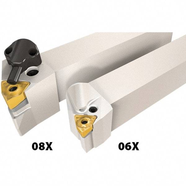 Iscar - PWLN, Left Hand Cut, 95° Lead Angle, 32mm Shank Height x 32mm Shank Width, Negative/Neutral Rake Indexable Turning Toolholder - 170mm OAL, WN..08.. Insert Compatibility, Series Heliturn LD, JetHPLine - Benchmark Tooling