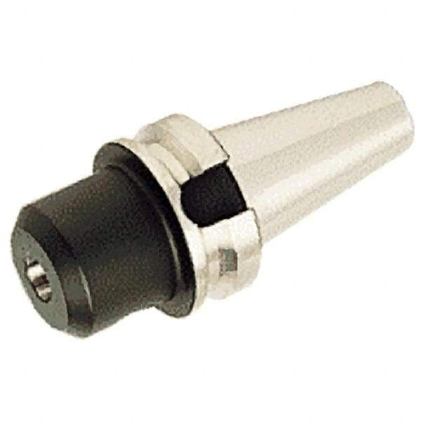 Iscar - BT50 Taper Shank 40mm Hole End Mill Holder/Adapter - 90mm Nose Diam, 115mm Projection, Through-Spindle Coolant - Exact Industrial Supply