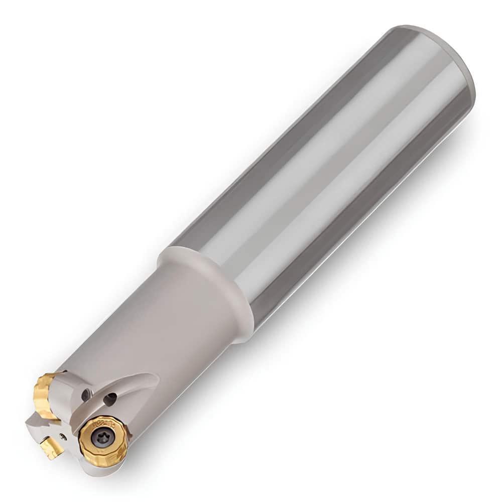 Indexable Copy End Mills; Maximum Depth Of Cut: 0.2360 in; Shank Type: Cylindrical; Toolholder Style: 1DE1H; Shank Diameter (Inch): 1.2500; Shank Diameter (mm): 1.2500; Maximum Ramping Angle: 1.3 ™; Compatible Insert Style: RNLU; Compatible Insert Size C