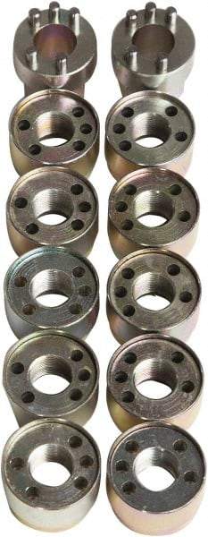 Jendyk - Wheel Lock Set - For Use with Hub-Piloted Wheels (M22 x 1.5 Thread Size) - Benchmark Tooling