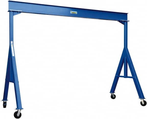 Vestil - 8,000 Lb Load Capacity, Steel Gantry Crane - 14-31/32' Span - Benchmark Tooling