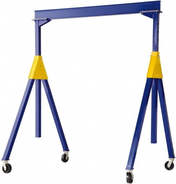 Vestil - 8,000 Lb Load Capacity, Steel Gantry Crane - 15' Span - Benchmark Tooling