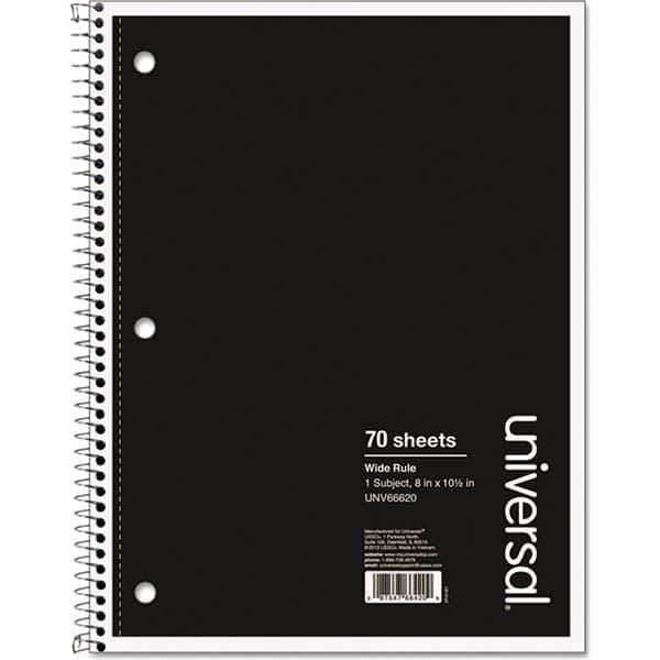 UNIVERSAL - Note Pads, Writing Pads & Notebooks Writing Pads & Notebook Type: Notebook Size: 10-1/2 x 8 - Benchmark Tooling